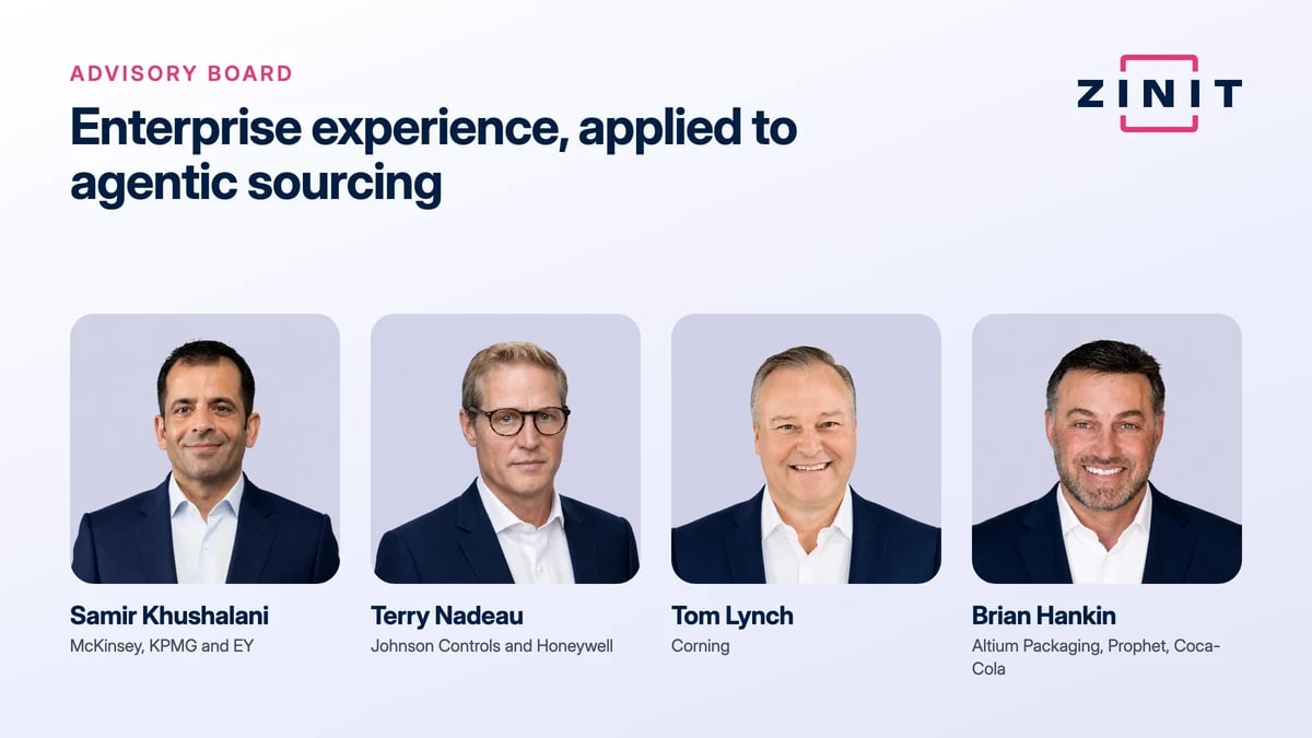 Zinit’s advisory board: Samir Khushalani, Terry Nadeau, Tom Lynch and Brian Hankin.